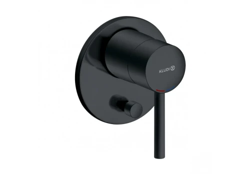 Bateria wannowo-prysznicowa KLUDI BOZZ podtynkowa, czarny mat 387163976