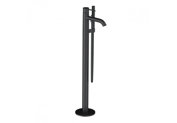 Bateria wannowo-prysznicowa KLUDI BOZZ wolnostojąca, czarny mat  385903976