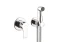 Zestaw higieniczny KLUDI ZENTA SL podtynkowy, chrom 489990565