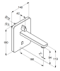 Bateria umywalkowa KLUDI ZENTA elektroniczna, podtynkowa, chrom 3850005