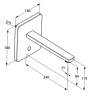 Bateria umywalkowa KLUDI ZENTA elektroniczna, podtynkowa, chrom 3840205