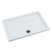 Brodzik prostokątny SCHEDPOL CALMAR 80x120cm, biały FMX269L