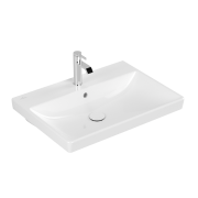 Umywalka VILLEROY&BOCH AVENTO 65x47cm, z otworem, z przelewem, CeramicPlus, biała 415865R1