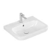 Umywalka VILLEROY&BOCH ARCHITECTURA 60x47cm, z otworem, z przelewem, CeramicPlus, biała 41886GR1