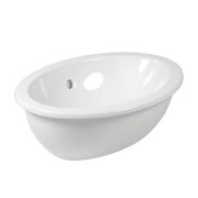 Umywalka wpuszczana VILLEROY&BOCH LOOP&FRIENDS, 57x40.5cm, owalna, bez otworu, biała 61552001