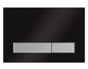 Przycisk spłukujący KK-POL M08 V1 czarny mat/satyna 350/PPC/102-00-A0  