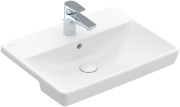 Umywalka półblatowa VILLEROY&BOCH AVENTO 55x44cm, z otworem, z przelewem, CeramicPlus, biała 4A0655R1