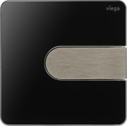 Przycisk spłukujący VIEGA VISIGN FOR STYLE 23 do pisuaru, czarny błyszczący / stalowy szczotkowany 774585