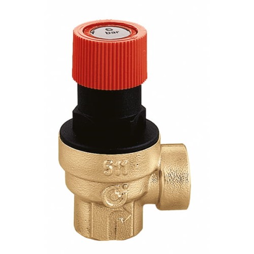 Zawór bezpieczeństwa CALEFFI 1/2", 8 bar, nakrętny 513480