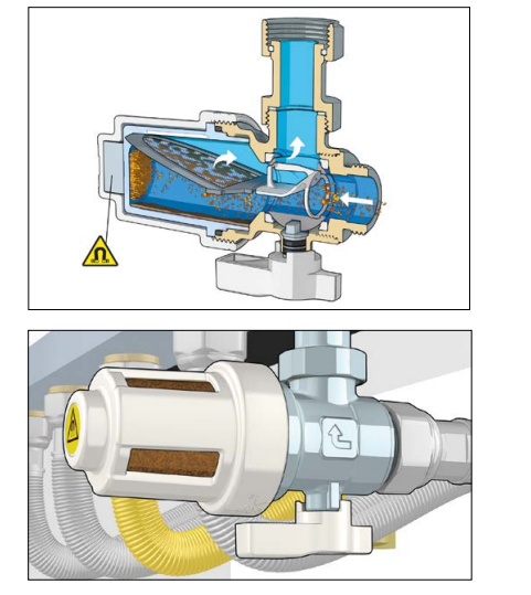 Urządzenie filtrujące z magnesem CALEFFI XS 3/4" 545900