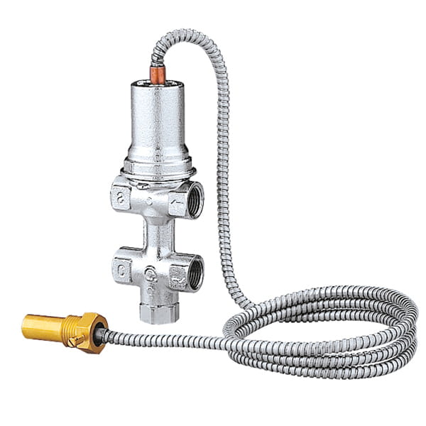 Zawór upustowy temperaturowy CALEFFI z kapilarą, 1/2", 6bar 544400