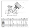 Zawór równoważący CALEFFI 1/2", ręczny 130400