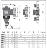 Separator zanieczyszczeń CALEFFI DIRTMAG 3/4", z magnesem 545305