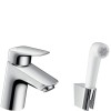 Bateria umywalkowa HANSGROHE LOGIS 70 bidetta, z łańcuszkiem, chrom 71290000