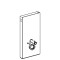 Moduł sanitarny do WC GEBERIT MONOLITH H101, przyłącze z boku,  szkło białe 131.022.SI.5