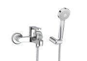 Bateria wannowa ROCA AROLA z zestawem prysznicowym, chrom A5A0A6AC0K