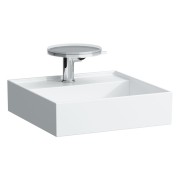 Umywalka KARTELL by LAUFEN 46x46cm, z otworem, bez przelewu, LCC biała H8153314001111