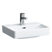 Umywalka LAUFEN PRO S 45x34cm, z otworem, z przelewem, LCC biały H8169614001041