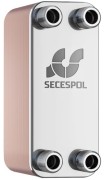 Wymiennik ciepła SECESPOL L-LINE LB31-120 H-5/4'' płytowy, lutowany 0203-0693  