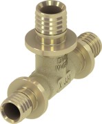 Trójnik redukcyjny TECE Flex 40x20x40 z mosiądzu standard 760536