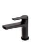 Bateria umywalkowa F-DESIGN SEPPIA z korkiem click-clack, czarna FD1-SPA-2-22