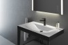 Bateria umywalkowa F-DESIGN SEPPIA z korkiem click-clack, czarna FD1-SPA-2-22