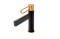 Bateria umywalkowa F-DESIGN ZAFIRRO z korkiem click-clack, różowe złoto/czarny FD1-ZFR-2-25