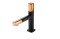 Bateria umywalkowa F-DESIGN ARDESIA z korkiem click-clack, różowe złoto/czarny FD1-ARD-2-25