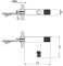 Bateria umywalkowa F-DESIGN ARDESIA z korkiem click-clack, różowe złoto/czarny FD1-ARD-2-25
