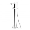 Bateria wannowa F-DESIGN FLUSSO wolnostojąca, 4-otworowa, chrom FD1-FLS-11F-11