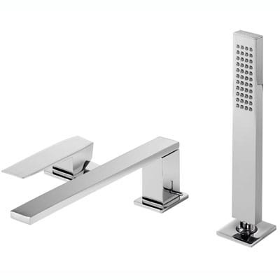 Bateria wannowa SLIM- TRES, 3-otworowa, chrom 20216101