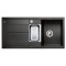 Zlewozmywak granitowy BLANCO METRA 6 S-F 99x49 cm, z korkiem aut., antracyt, PuraDur 519113
