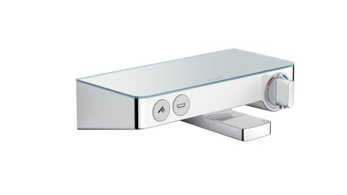 Bateria wannowa HANSGROHE SHOWERTABLET 300 z termostatem ścienna chrom/biała 13151400