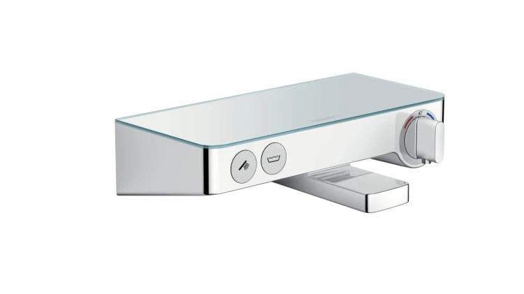 Bateria wannowa HANSGROHE SHOWERTABLET 300 z termostatem ścienna chrom/biała 13151400