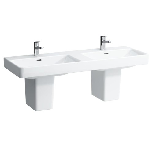 Umywalka LAUFEN PRO S 130x46cm, podwójna, biała H8149680001041