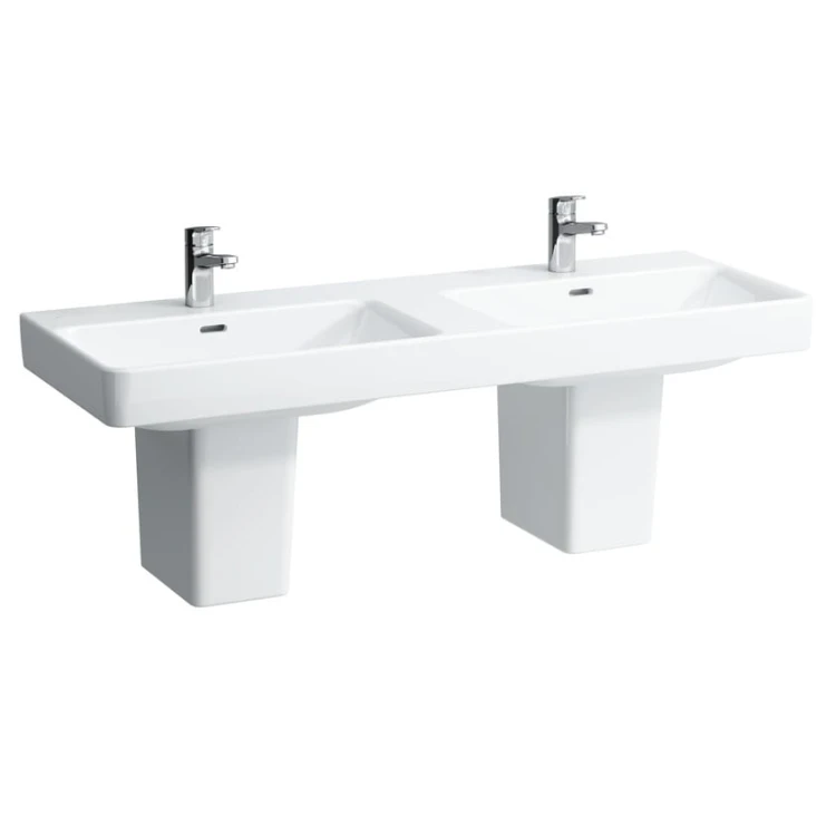 Umywalka LAUFEN PRO S 130x46cm, podwójna, biała H8149680001041
