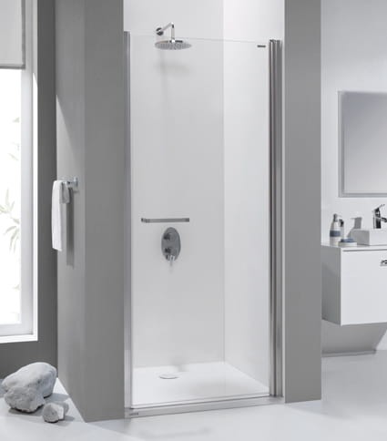 Drzwi prysznicowe SANPLAST PRESTIGE DJ/PRIII 70cm, szkło W0, srebrny błyszczący 600073071038401