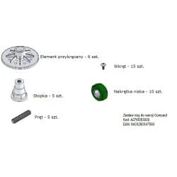 Nogi do brodzika ROCA COMPACT A27M053000