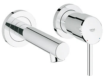 Bateria umywalkowa GROHE CONCETTO NEW ścienna, el. zewnętrzny, chrom 19575001