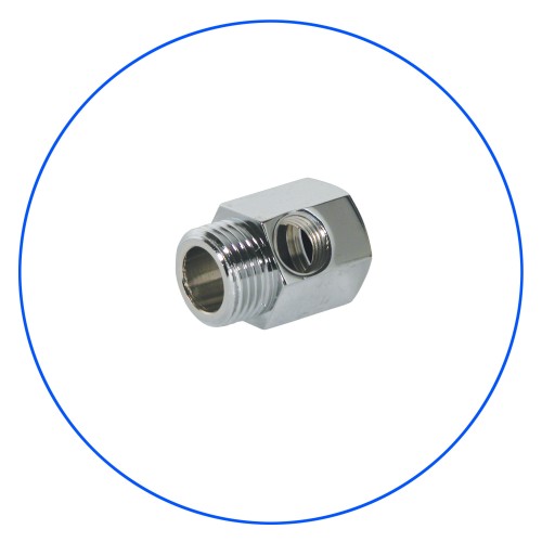 Złączka chromowana AQUAFILTER 1/2 gz x 1/2 gw x 1/4 gw FT06
