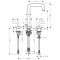 Bateria umywalkowa AXOR CITTERIO 3 otworowa, chrom 39135000