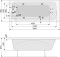 Obudowa wanny POOL-SPA KLIO 160x70 Typ.L prawa, white PWOKF10OWL00000