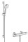 Bateria natryskowa HANSGROHE ECOSTAT COMFORT z termostatem + zestaw Croma SELECT E Vario 90cm, chrom/biały 27082400