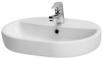 Umywalka nablatowa CERSANIT CASPIA OVAL 60cm K11-0099