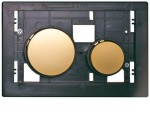 Płytka z przyciskami TECE LOOP 3/6L złota 9.240.668