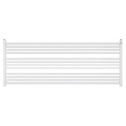 Grzejnik łazienkowy INSTAL PROJEKT STICK LEVEL 100x55cm, moc 460W, podłączenie dolne, biały STIL-100/60ZN