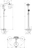 Komplet prysznicowy HANSGROHE CROMA 220 do wanny, z ramieniem prysznicowym 400mm, chrom 27223000