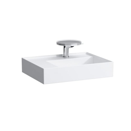 Umywalka KARTELL BY LAUFEN 60x46 cm. , lewa, biała H8103350001111