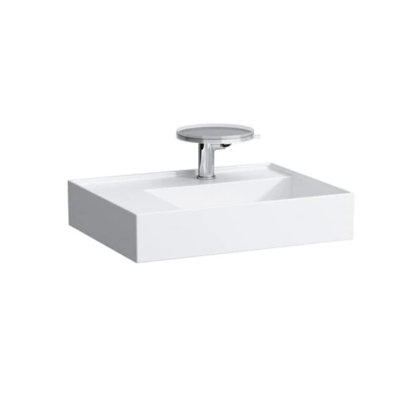 Umywalka KARTELL BY LAUFEN 60x46 cm. , lewa, biała H8103350001111