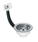 Spust zlewozmywakowy MCALPINE chrom FSW50PR